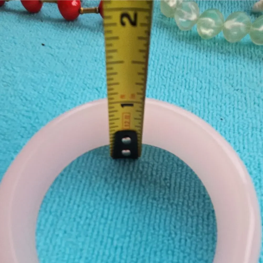 Vtg Translucent Bangles Red Swirled And Petal Pink